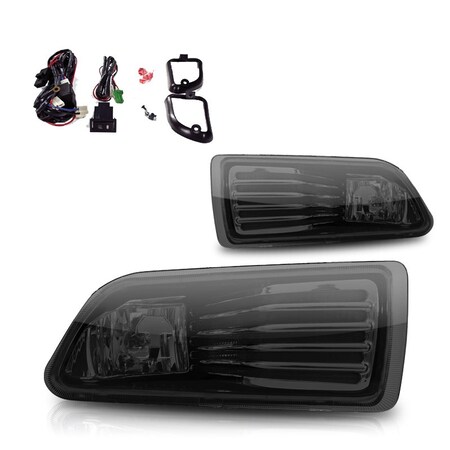 Winjet Fog Lights - Smoke - Wiring Kit Included CFWJ-0070-S